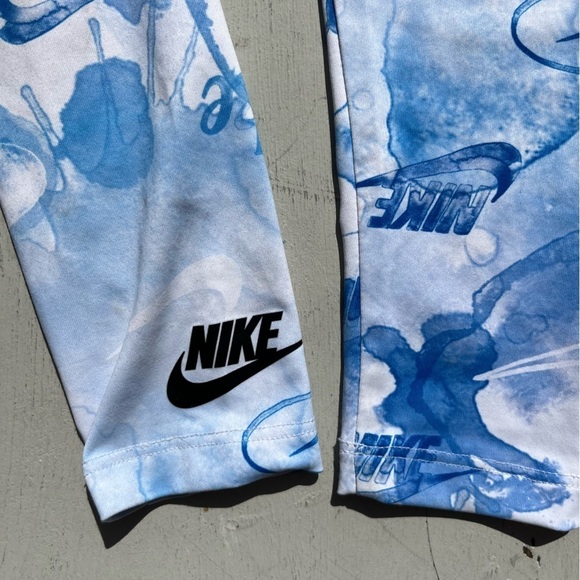 Girl's Nike Pants Multicolor Gradient Logo S Active Stretch Light Breath Gym Run - Picture 9 of 9